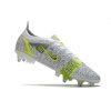 Nike Mercurial Vapor Elite SG Pro Plata Safari Blanco Negro Plata Neon